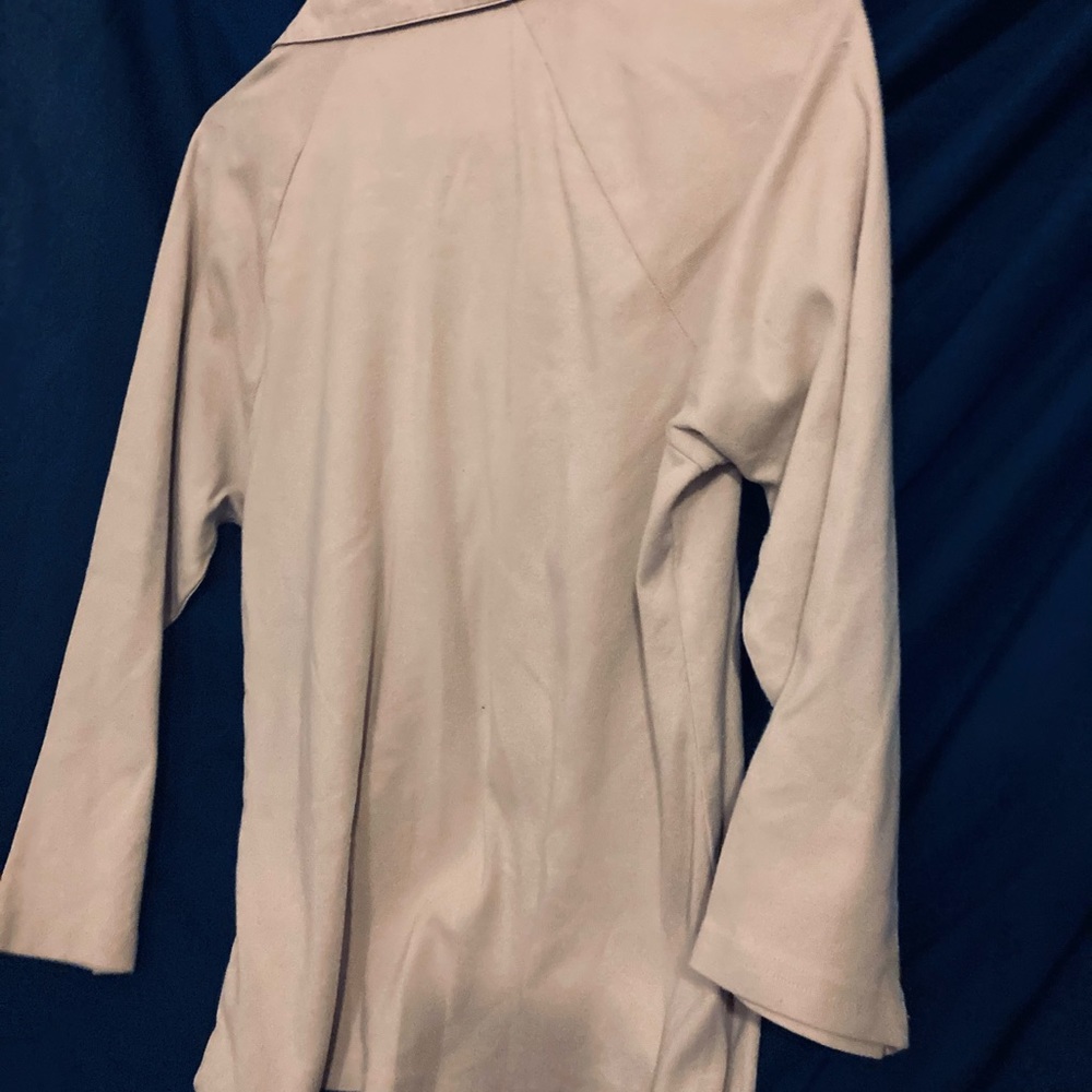 Long Sleeve Beige Knit Shirt - Picture 4 of 6